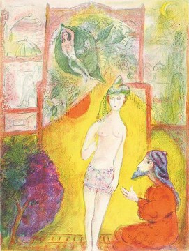  junge - Dann wurde der Junge dem Derwisch Zeitgenossen Marc Chagall zur Schau gestellt